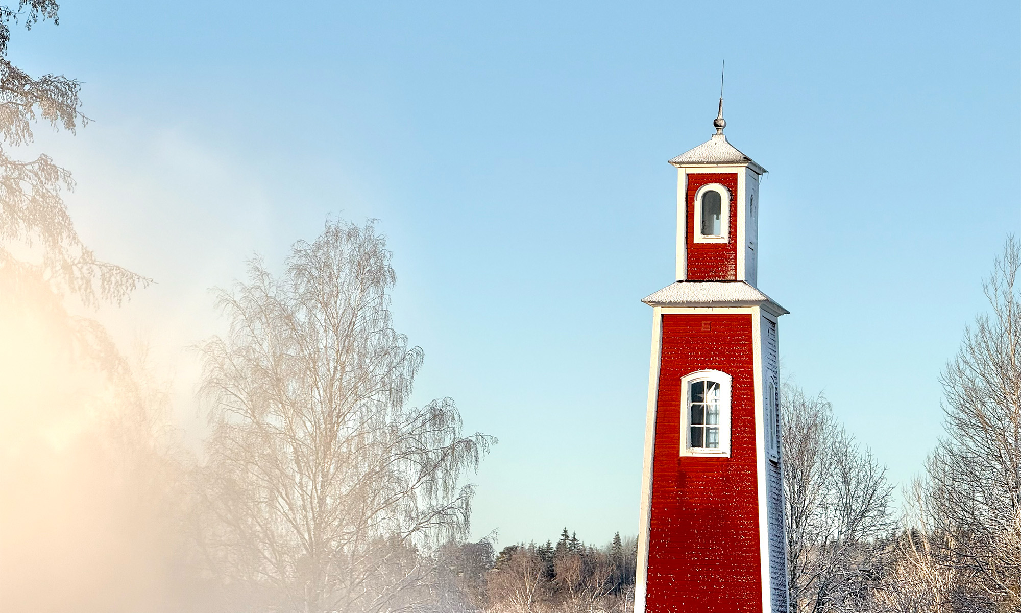 Tower on "Spruthuset" in the winter